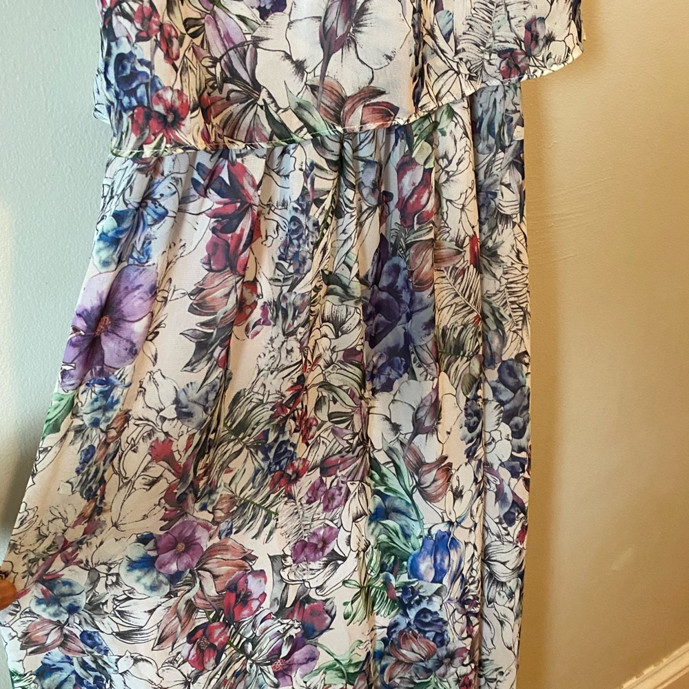 NWT H&M Ruffled Maxi Dress - Picture 4 of 9